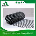 50KN/m Biaxial Fiberglass geogrid used in road expansion with CE certificate 5