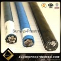 Unbonded High Tensile Coated Steel Cable 1