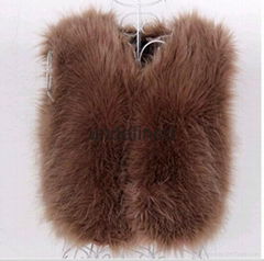 8815 fur vest for lady