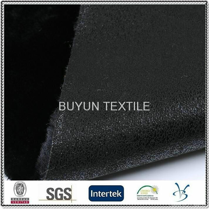 polyester warp knitting ultra micro suede fabric for sofa car shoe garment 4