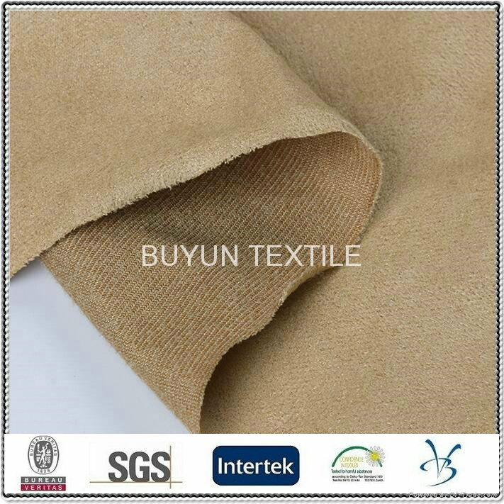 polyester warp knitting ultra micro suede fabric for sofa car shoe garment 2