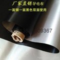 one-side black rf shielding nickel copper conductive fabric for bags lining 