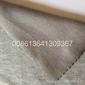 cotton+silver elastic anti radiation fabric for underwear and bellyband 