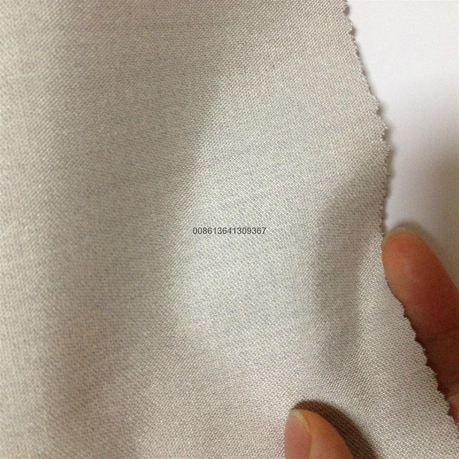 bamboo+silver emf fabric for radiation protection clothing  2