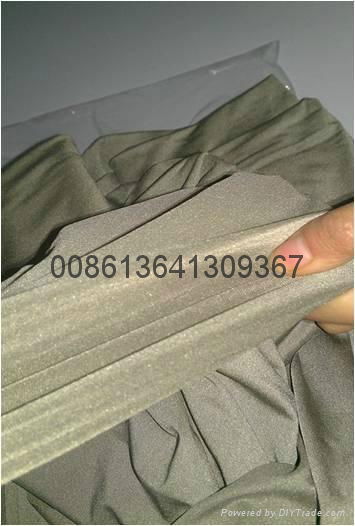 100% silver two-way stretch elastic emf anti radiation fabric for bellyband  