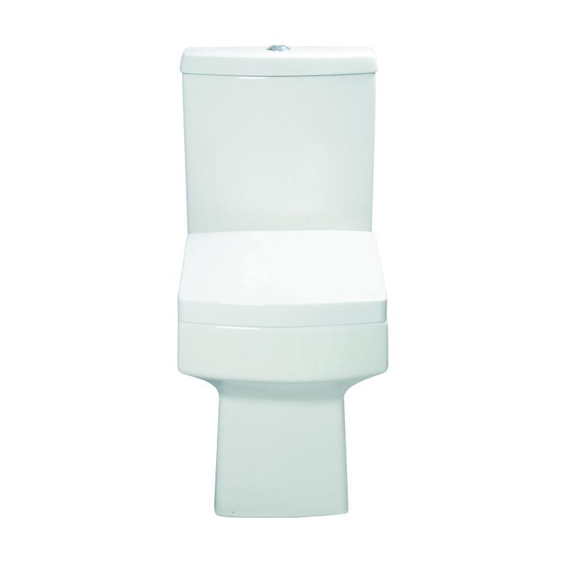 Two piece gravity  flushing ceramic wc toilet