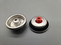 Double Threaded screw aerosol valve for refrigerant gases 