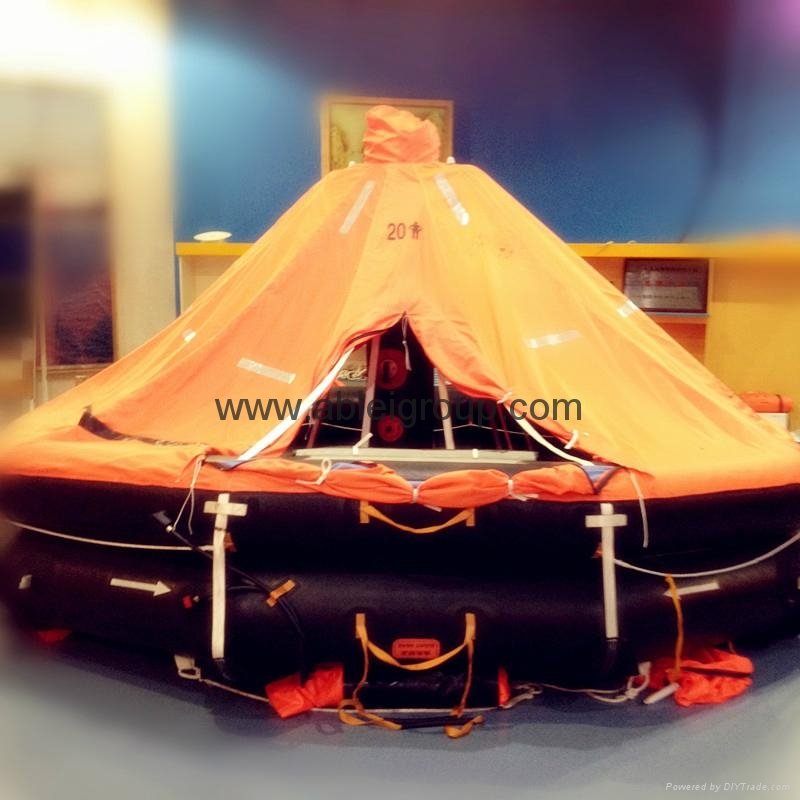 YOULONG Davit Type Inflatable life raft 25 person For Sale 