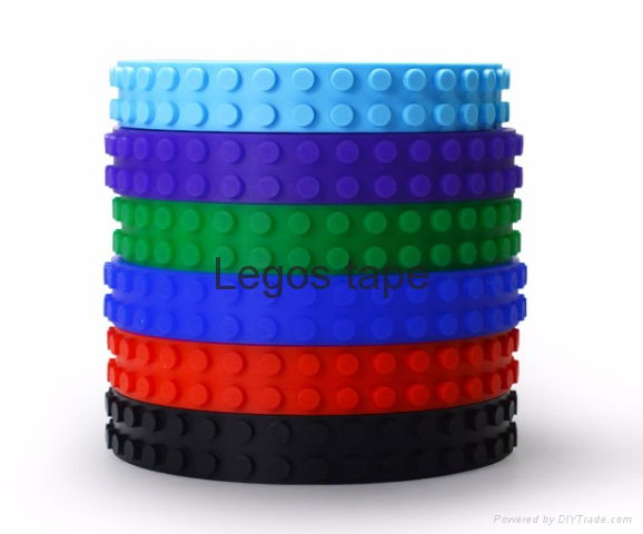 Nimuno loops toy block tape compatible with legos building bricks 4