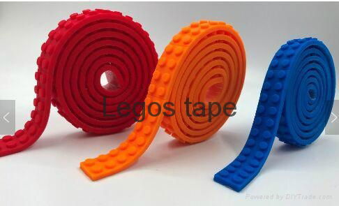 Wholesale price lego silicone block tape 3