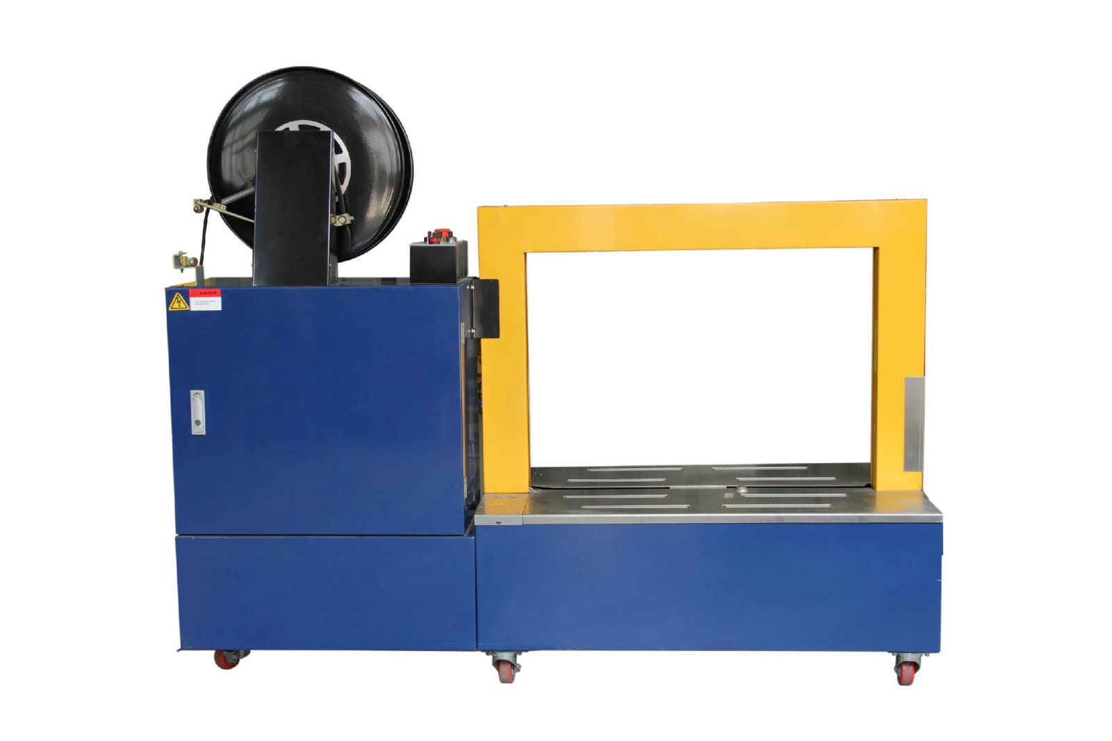Automatic Carton Strapping Banding Line In Rubber products industry 3