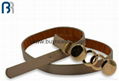 Ladies Gold Buckle Skiny Belt