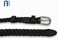 Ladies Braided Leather Belt 3