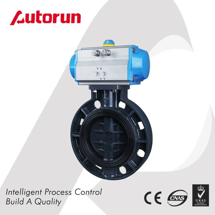 PNEUMATIC UPVC BUTTERFLY VALVE 2