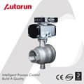 customized Pneumatic Two-Piece Ball Valve with Mini Actuator