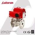 Stainless Steel Electric Actuated Flange Ball Valve 3