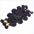 Wholesale  Natural Virgin Remy Indian Human body Weave human hair weft/weaving