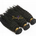 Wholesale Deep Quality Remy Brazilian Hair Deep Curly Remy Hair Weft weaving 2