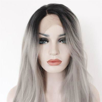 Cheap Good Quality Synthetic Natural Straigh Lace Front Hair Wig  2