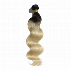 Hot Sale Top Quality two tone color Hair Extensions Indian Remy Human Hair