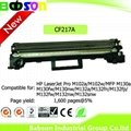 China direct sale CF217A compatible cartridge  premium quality for HP