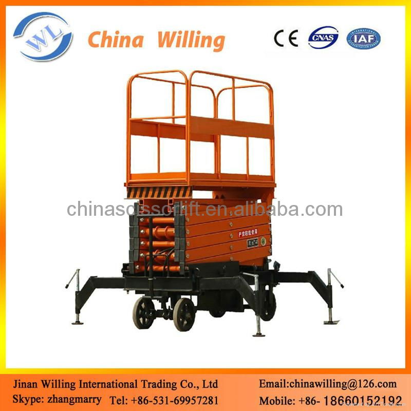 mobile hydraulic scissor lift platform