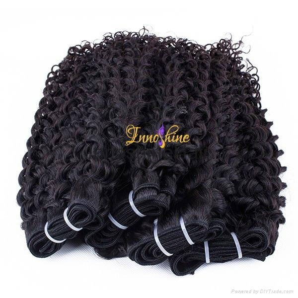 Loose wave human hair weft 100% remy hair weaving 2