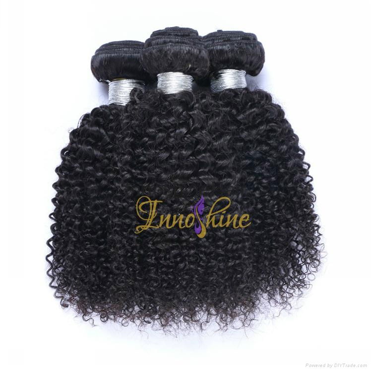 Loose wave human hair weft 100% remy hair weaving 3