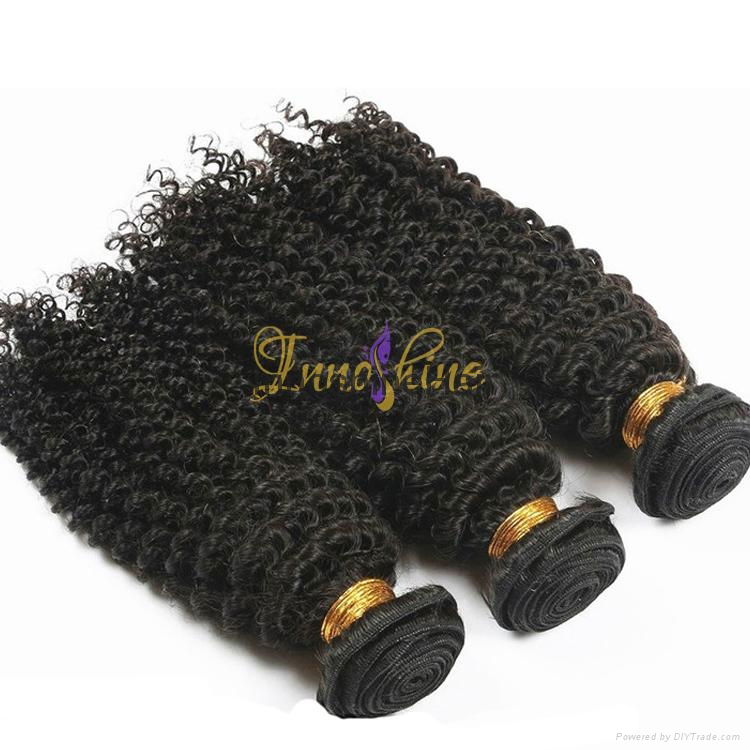 Loose wave human hair weft 100% remy hair weaving 4