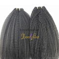 yaki wave human hair weft natural straight human hair waeving 4