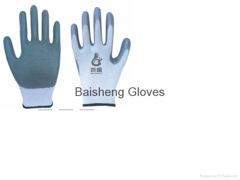 13G polyester glove with Nitrile foam