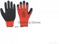 7G Loop Acrylic glove with Latex crinkle