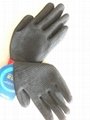 13 gauge angular polyester liner with latex foam finished palm coating glove 1