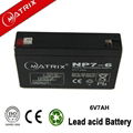 Matrix 6v 7ah sealed acid AMG vrla battery 2