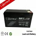 12V 7AH Matrix sla battery 3