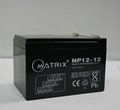 12v 12ah Matrix AGM battery 2