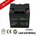 12v 24ah Matrix SLA Battery 3