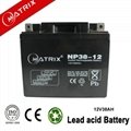 Matrix 12v 38ah SLA battery 3