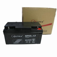 Matrix 12v 65ah sla battery