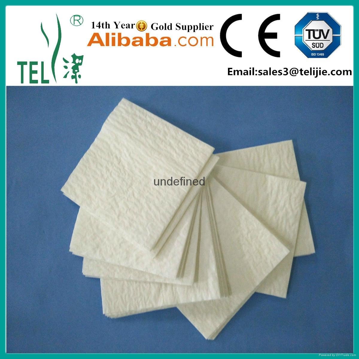 Reinforced scrim surgical hand towels 4 ply