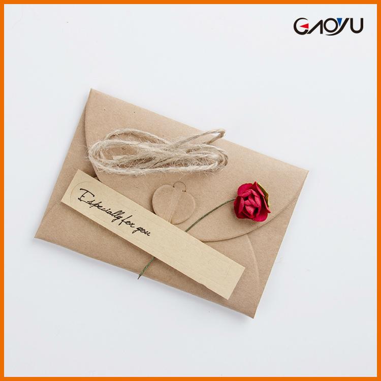 Kraft Paper Envelope With String 5003 (China Manufacturer) Envelope & Letter Pad