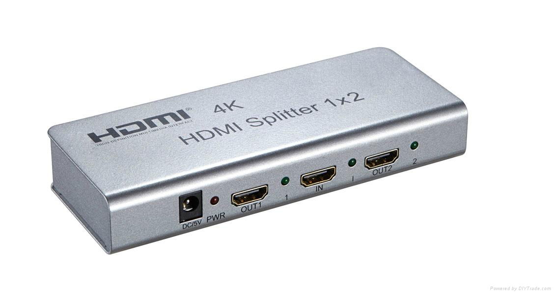 索飞翔4K高清1x2 4K HDMI 分配器一件代发 2