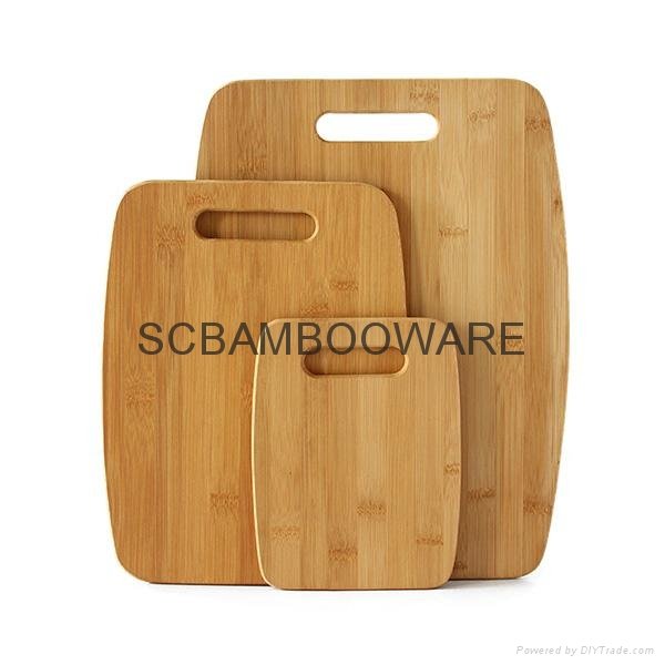 bamboo cutting board, 3 pcs bamboo chopping boards set 4