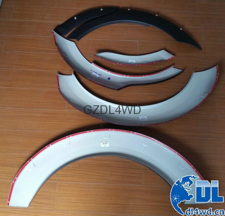 car accessories for ford ecosport fender flares 4x4 WT24 GZDL4WD