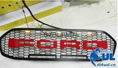 China factory price everest front grille LED for ford 