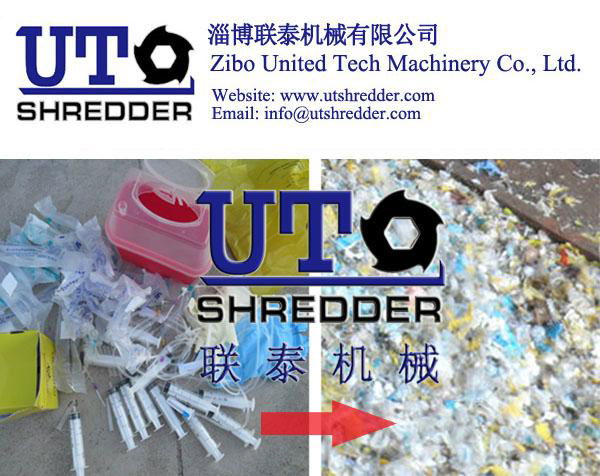 medical waste shredder, medical surgical waste crusher