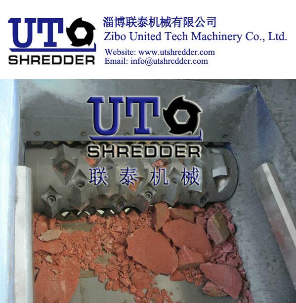 plastic lump block shredder, single shaft shredder 2