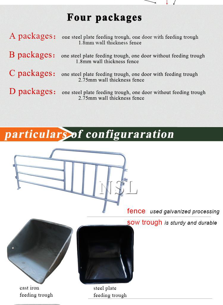 manufacturers of pig equipment gestation stall 5