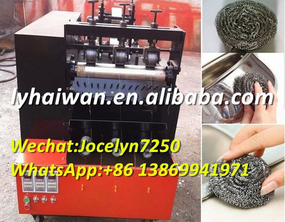 Stainless steel scourer making machine from factory 3