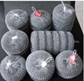 Galvanized wire mesh scourer scrubber sponge 1